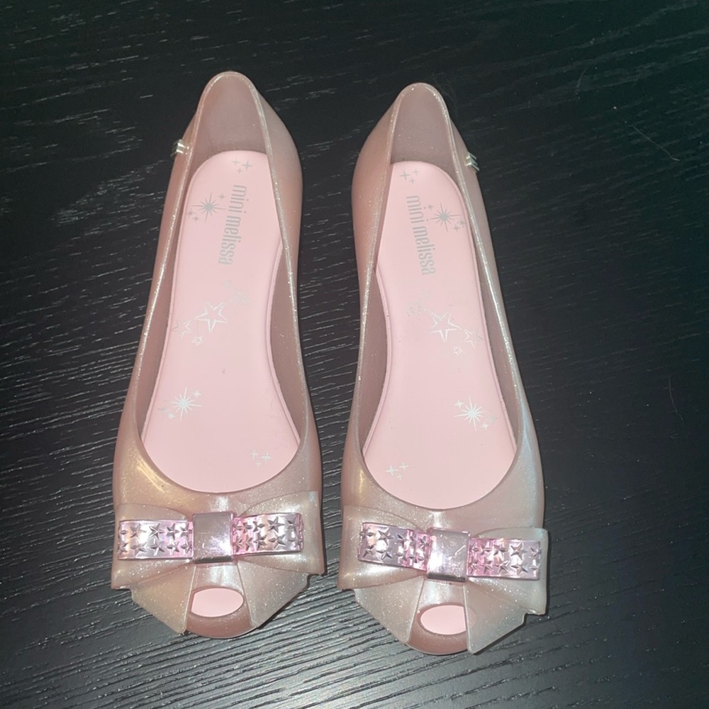 Mini Melissa pumps size US 2 euc A